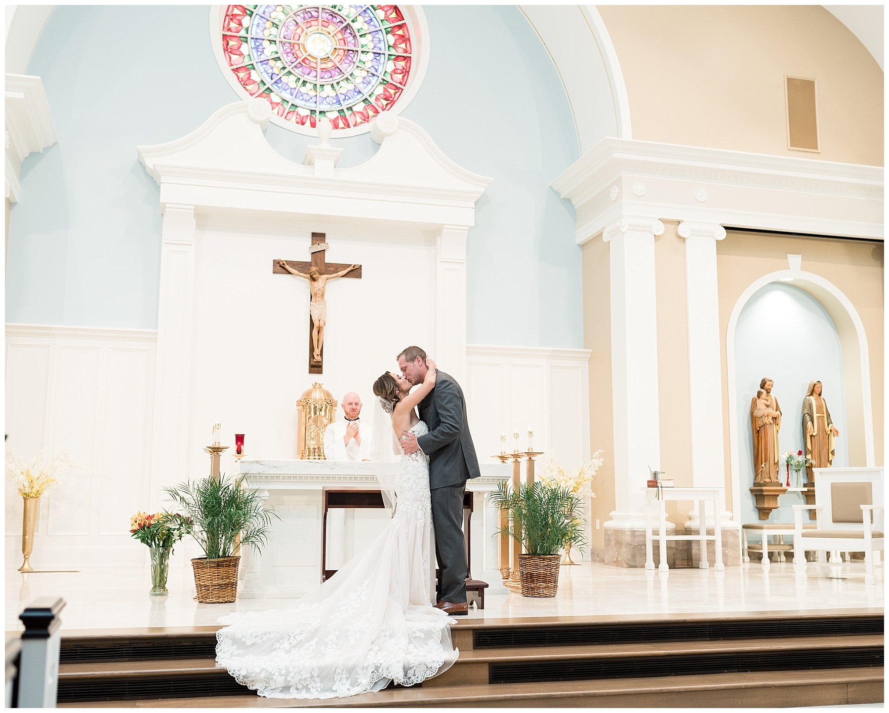 Caitlyn Tom Wedding St James Catholic Church Arlington Heights IL 2021361